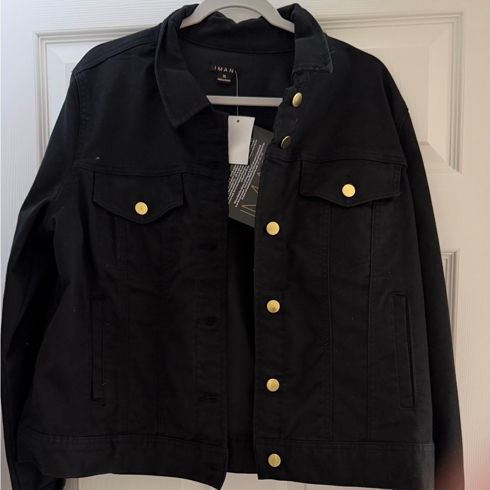 IMAN Black Jacket